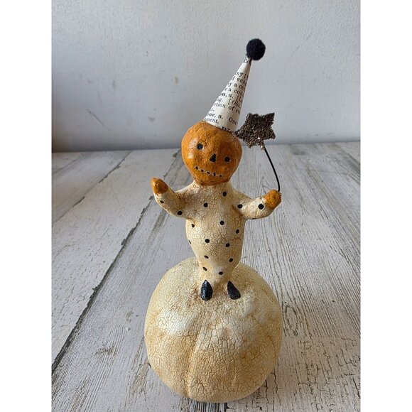Nicole sayre pumpkin clown Midwest Cannon Halloween figurine star decor statue - Picture 1 of 6